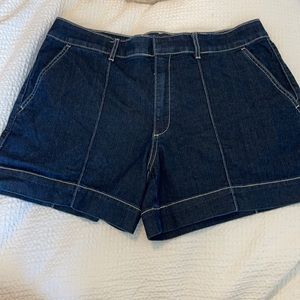 White House black market denim shorts
